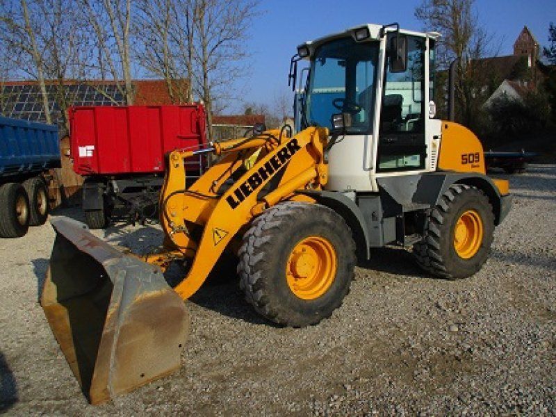 Liebherr L 509 Stereo, original 4950 Std., Schel, Gabel