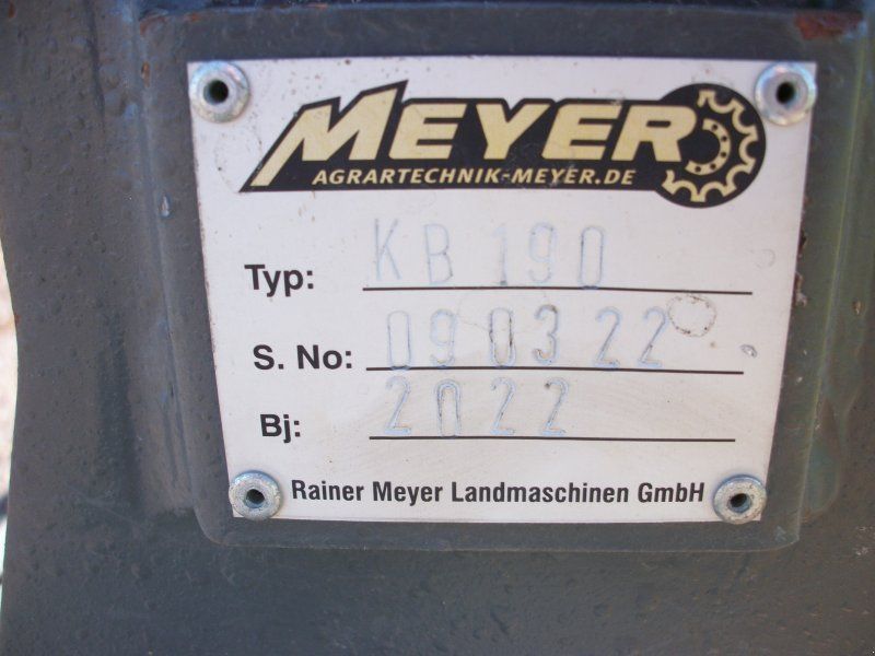 Meyer Agrartechnik KB 190