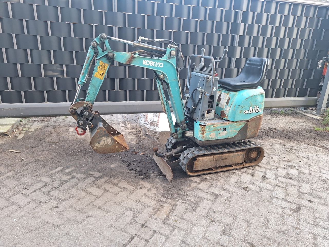 Kobelco SK005 minigraafmachine kubota hitachi yanmar bobcat ihi