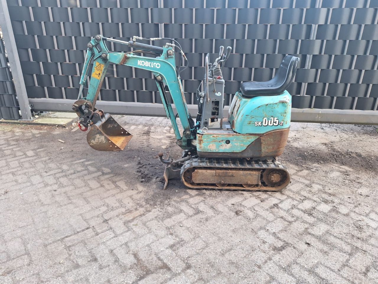 Kobelco SK005 minigraafmachine kubota hitachi yanmar bobcat ihi