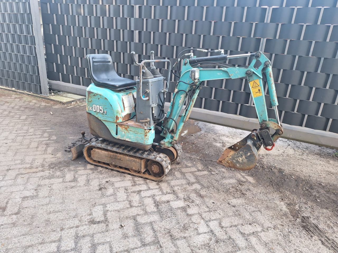 Kobelco SK005 minigraafmachine kubota hitachi yanmar bobcat ihi