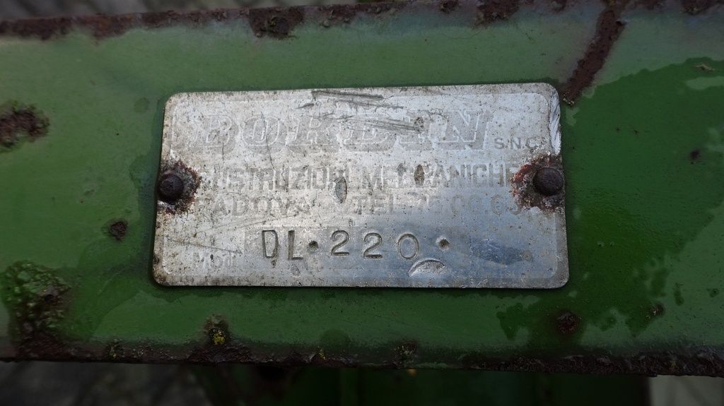 Bordin grondschaaf grondschuif 220 cm