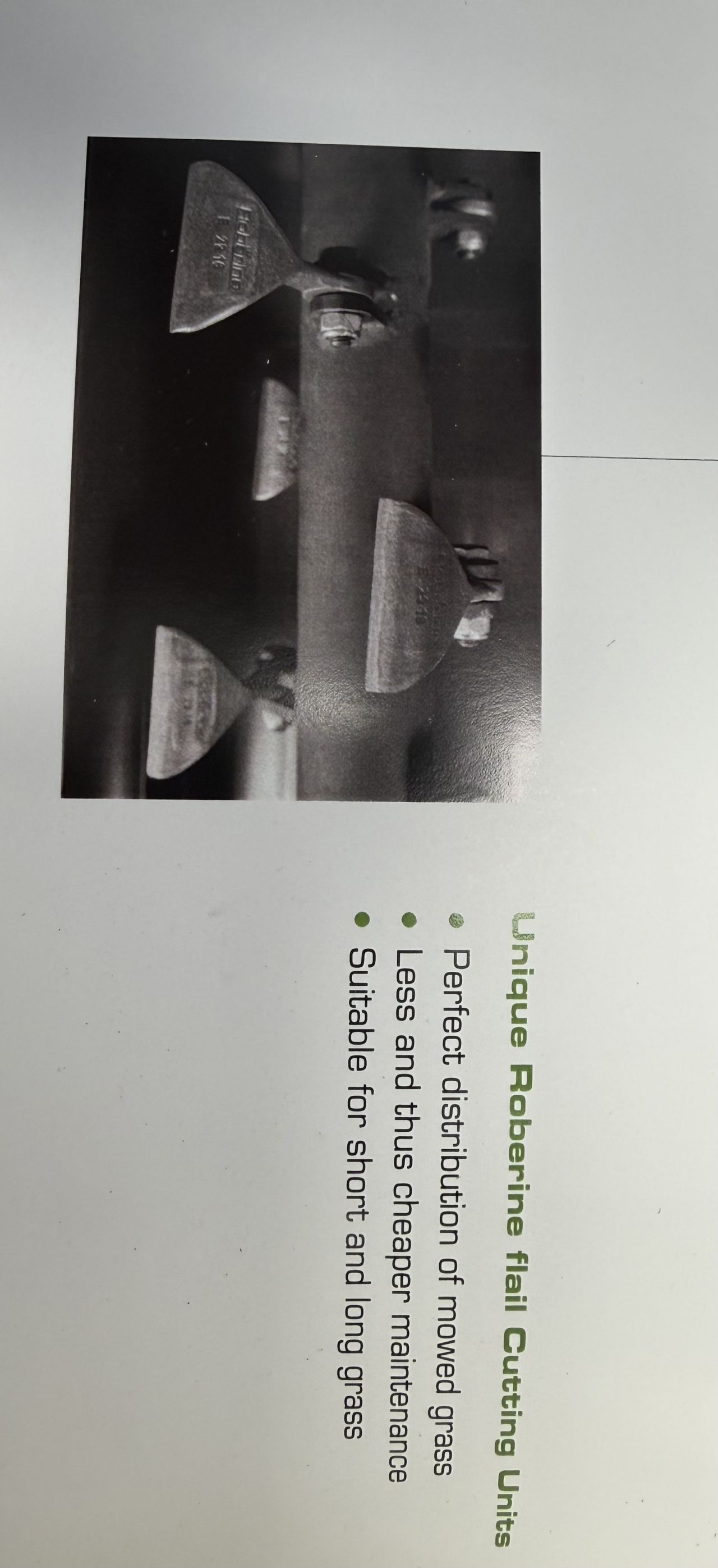 Roberine F5 met cabine klepelmaaier/2022/1535 draaiuren