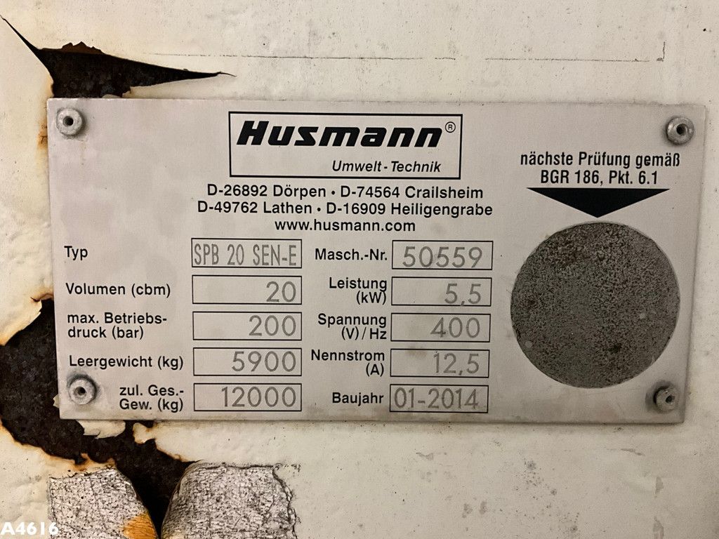 KTK-Husmann 20m³ perscontainer