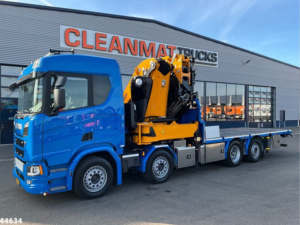 Scania R 540 Euro 6 Effer 100 Tonmeter laadkraan + Fly-Jib Just 39.720 km!