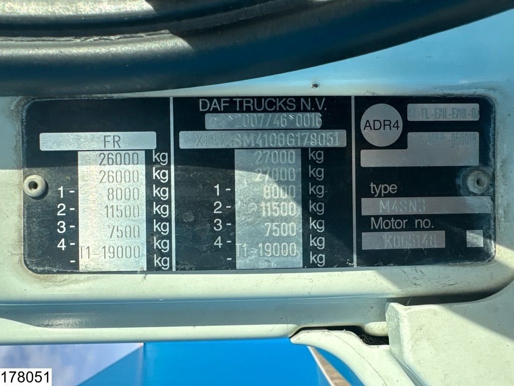 DAF CF 330 6x2, EURO 6, PTO, ACC