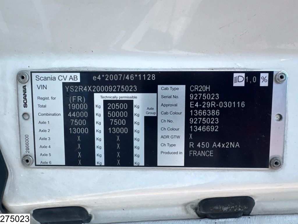 Scania R 450 EURO 6d, Retarder, Standairco