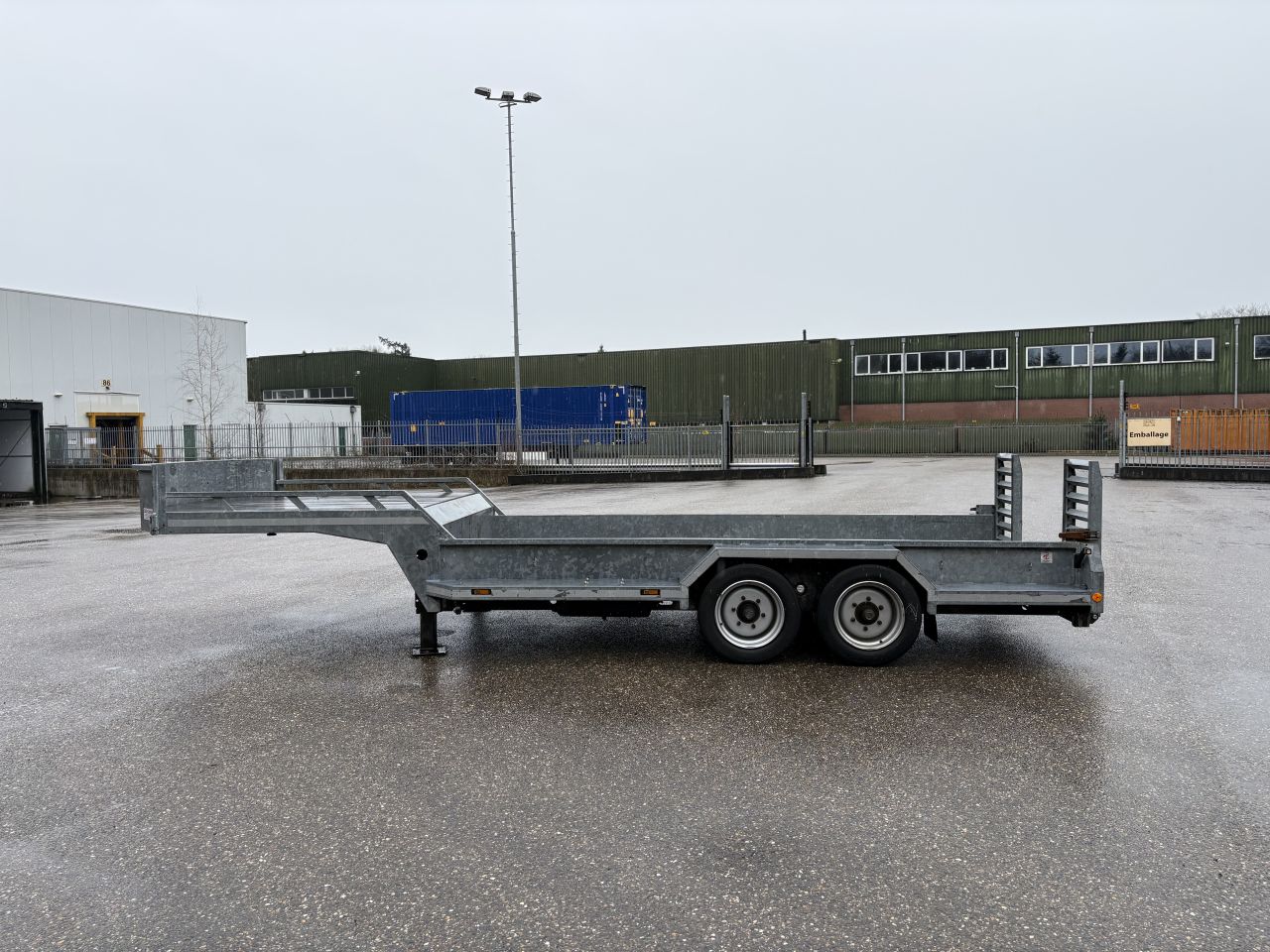 Be oplegger 8 TON kuip dieplader Kuiper (2015)