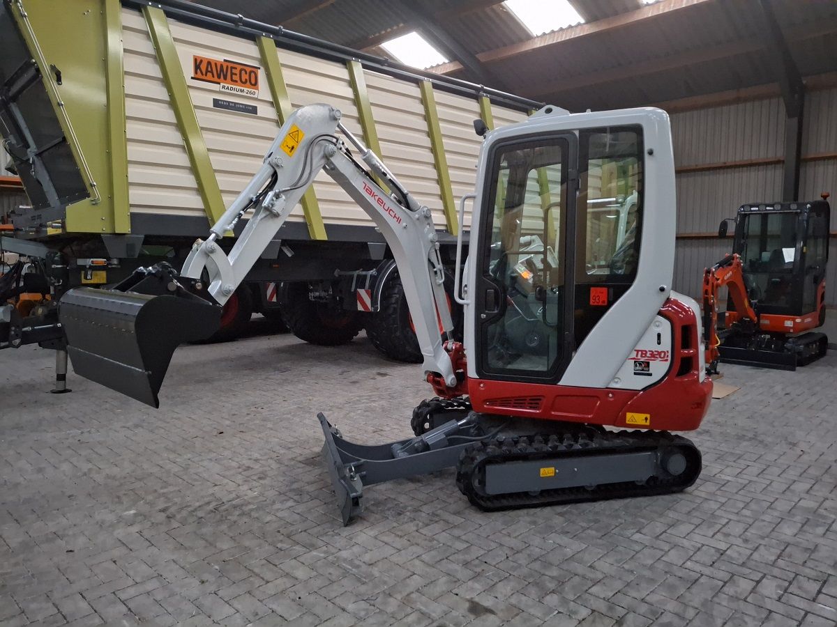 Takeuchi TB320, minigraver, minikraan, BJ2025, Nieuw!