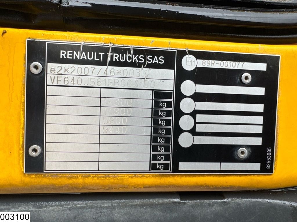 Renault D14 240 EURO 6, Dhollandia