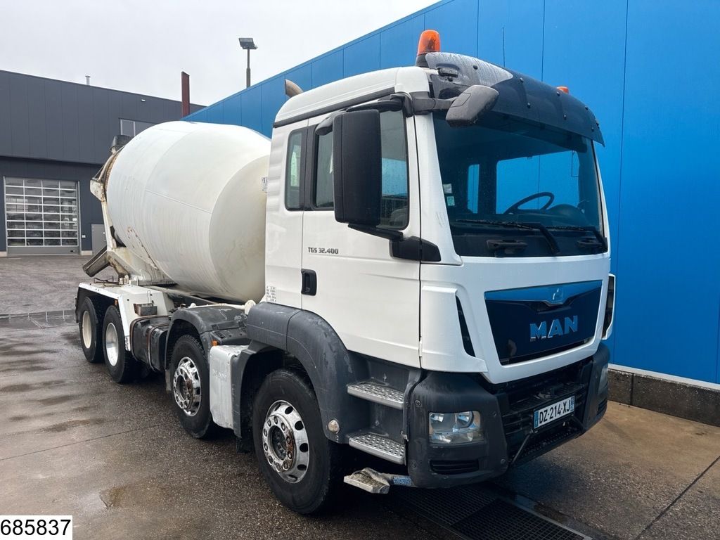 MAN TGS 32 400 8x4, EURO 6, Intermix, 9m3