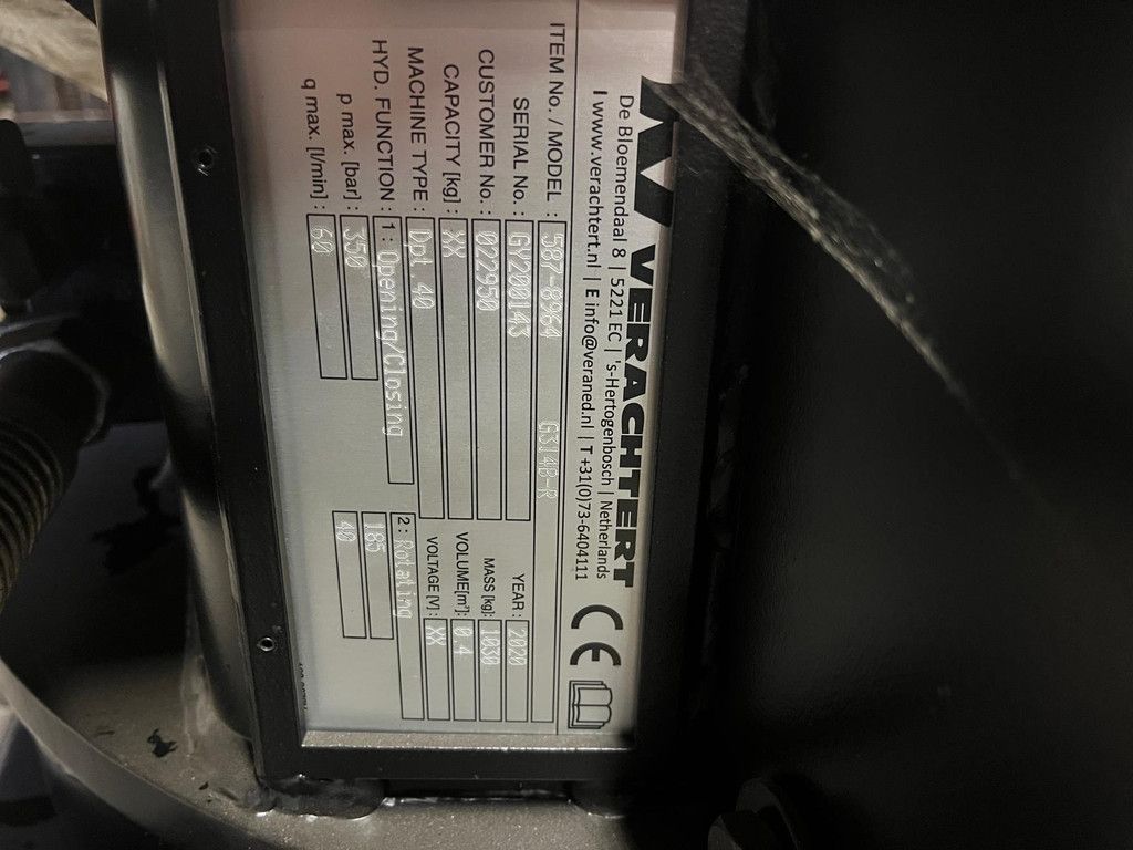 Verachtert Sorting grapple G314 B- R unused