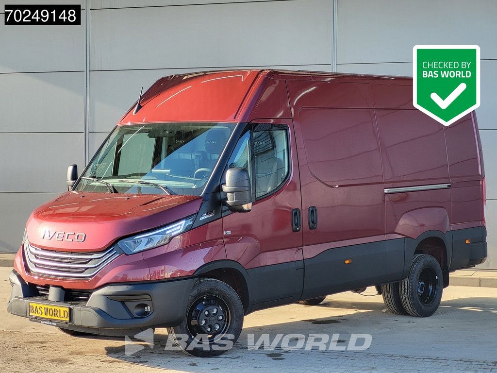Iveco Daily 35C21 BPM VRIJ! 3.0L Automaat 2x Schuifdeur 210PK L2H2 Dubbellucht 2025-Model 3,5t Trekhaak ACC LED Navi Camera Parkeersensoren Euro6 L2 12m3 Klima AHK