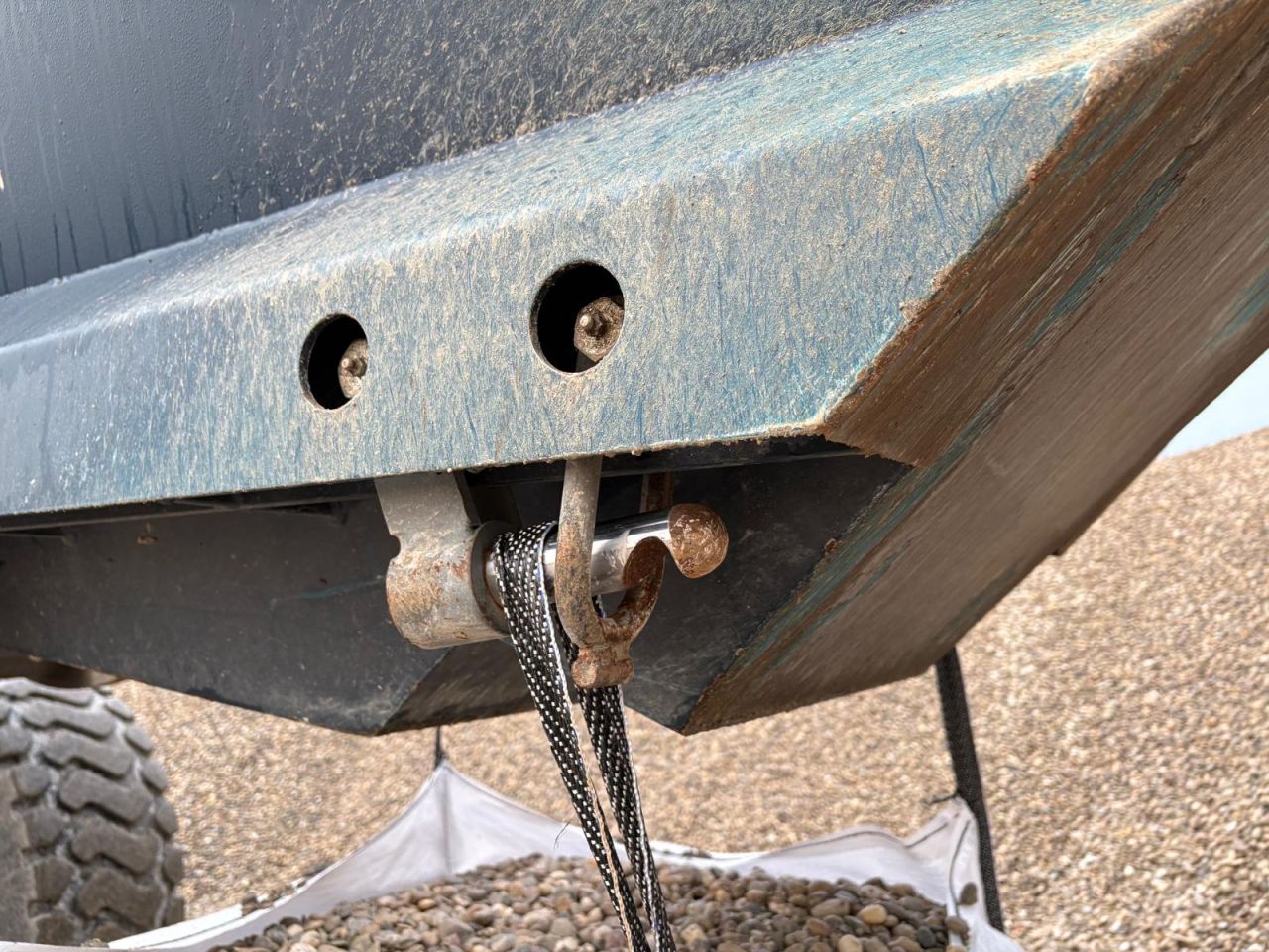 Big Bag vultrechter, vulbak big-bag vuller Volvo aansluiting