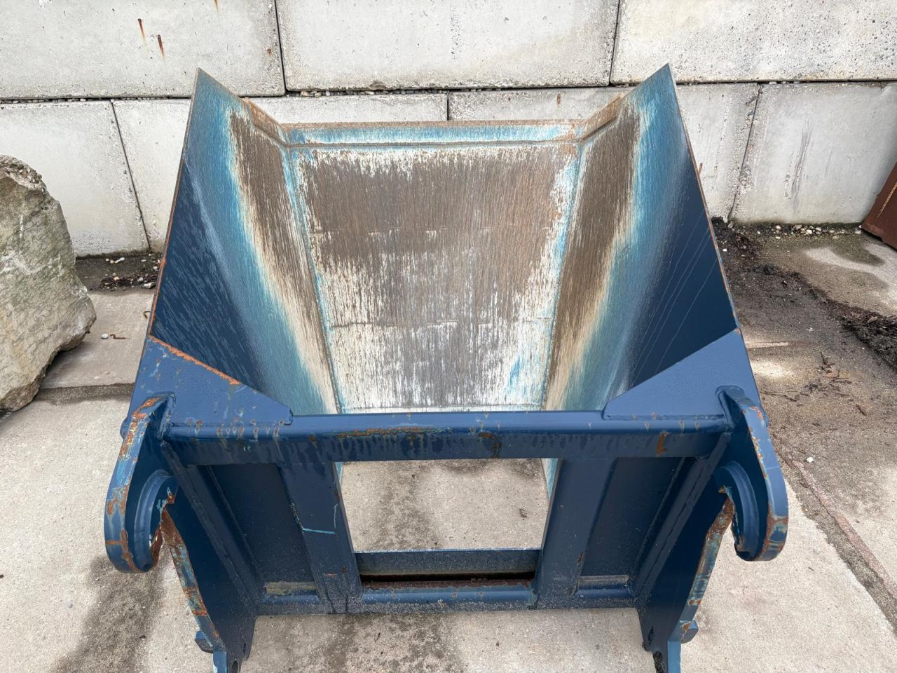 Big Bag vultrechter, vulbak big-bag vuller Volvo aansluiting