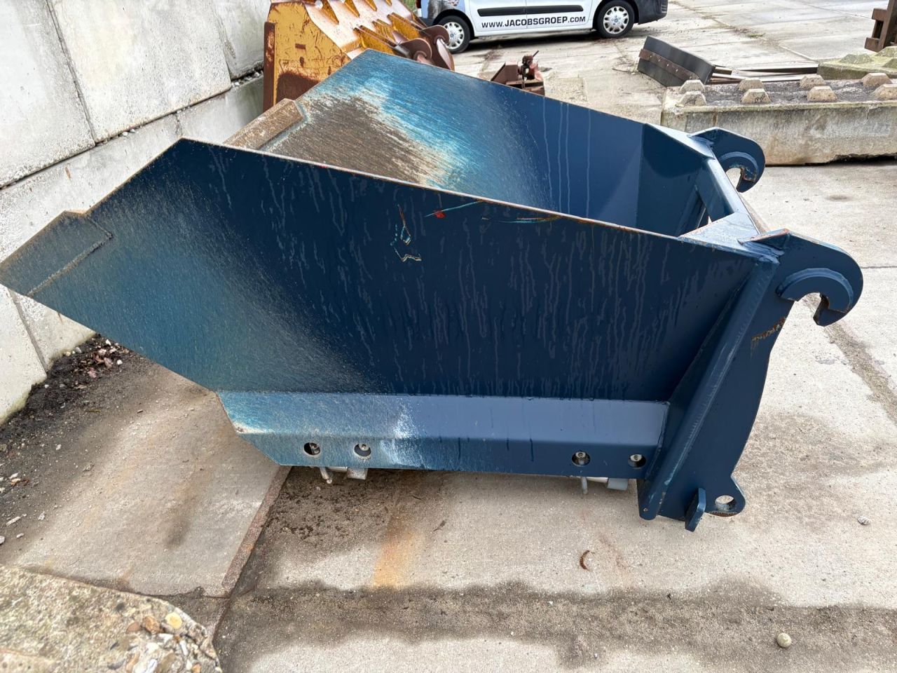 Big Bag vultrechter, vulbak big-bag vuller Volvo aansluiting