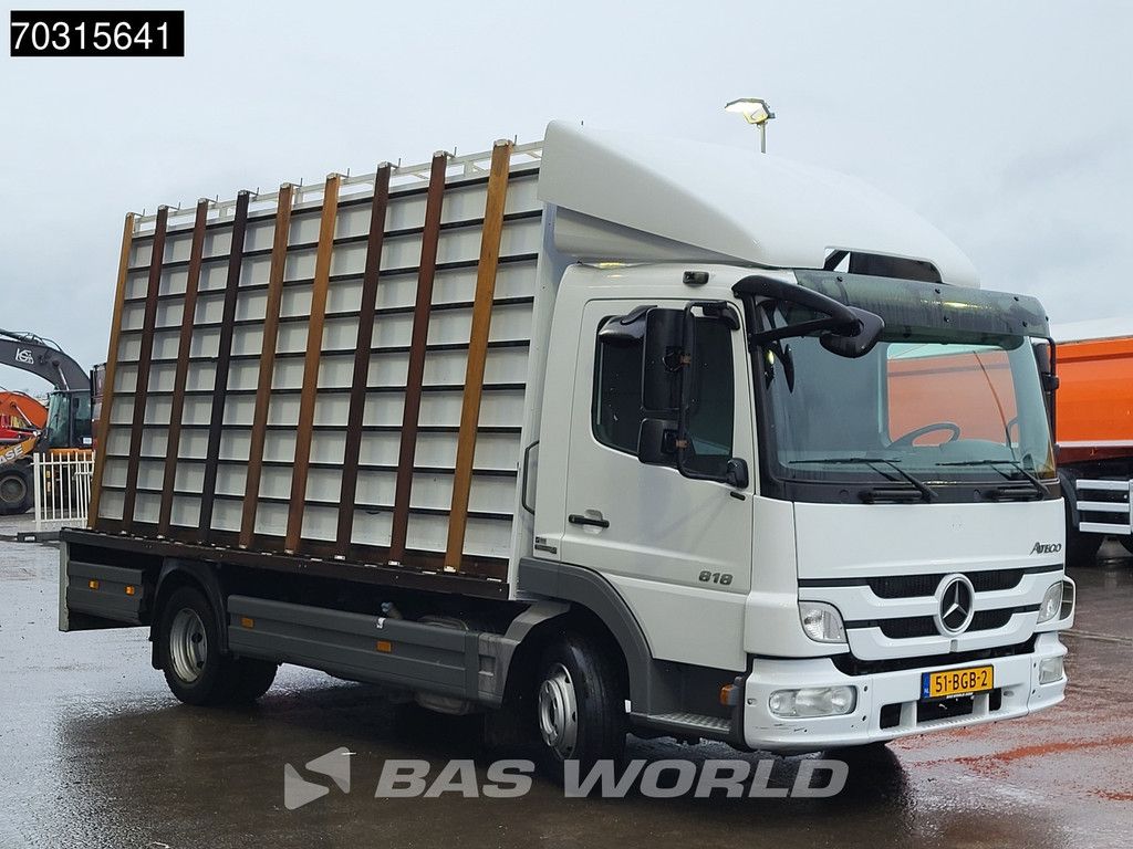 Mercedes Atego Atego 818 4X2 NL-Truck Glass transport truck Automatic Euro 5