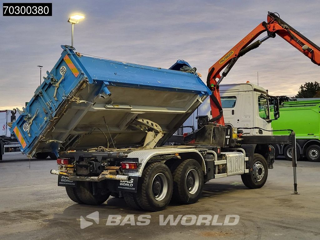 Mercedes Arocs 3343 6X4 Palfinger PK12.501 SLD Kran Crane 7m3 tipper Big-Axle Automatic Euro 6