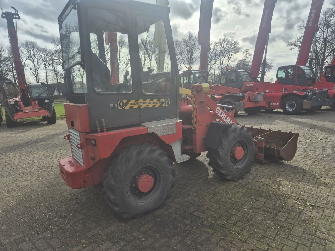 GEHLMAX KL405 shovel met gewicht van 4300 kgs