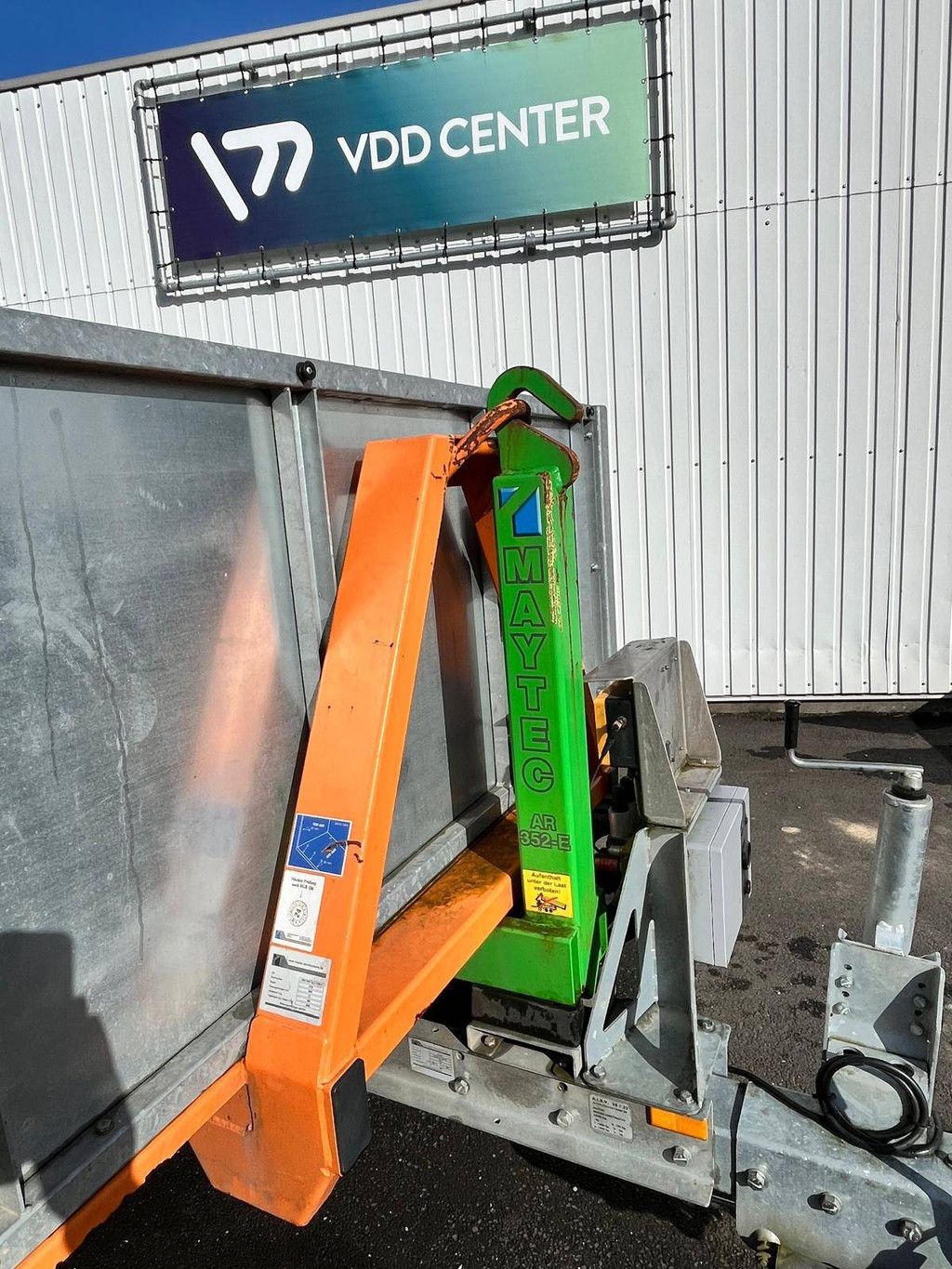 Trailer Container System May-Tec AR351-E 3500kg 2023