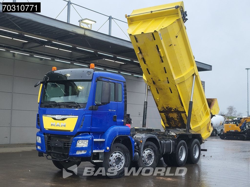 MAN TGS 35.440 8X4 15m3 tipper Steel suspension Big-Axle Automatic Euro 6