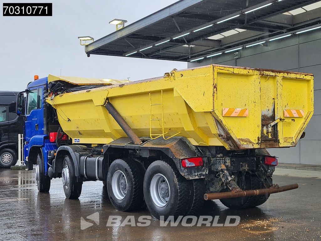 MAN TGS 35.440 8X4 15m3 tipper Steel suspension Big-Axle Automatic Euro 6