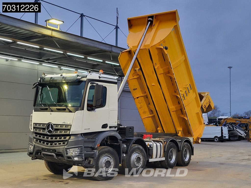 Mercedes Arocs 3248 8X4 18m3 Tipper Full Steel Big-Axle Retarder Euro 6