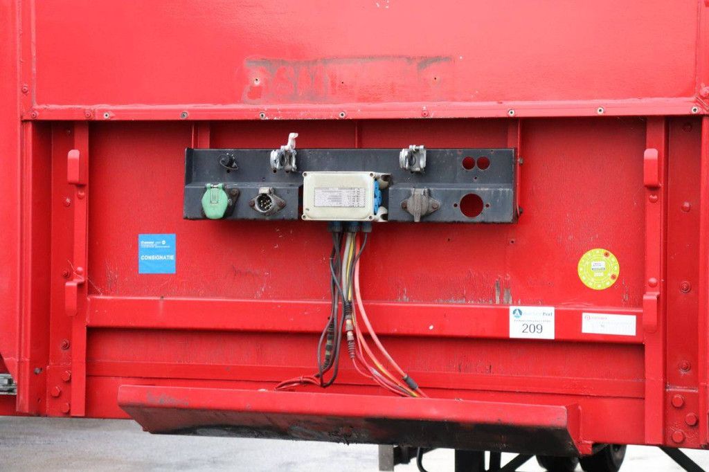 Curtainsider trailer Pacton PACO-1303A 2000