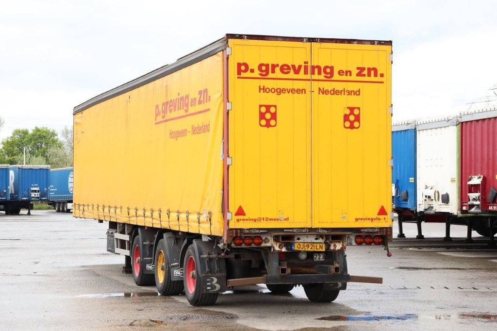 Curtainsider trailer Pacton TRD345 2006