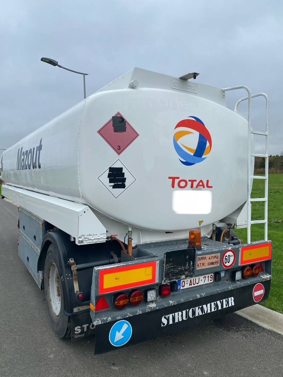 Tank Semi-trailer Stokota B21019 1995