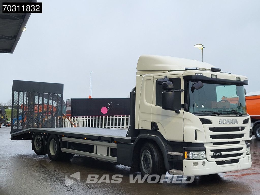 Scania P P450 6X2 8,80m Machine Transporter Winch Lift+Steering Axle Euro 6
