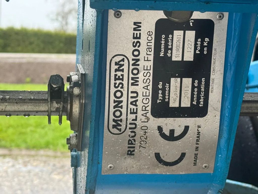 Amazone PNU + 6 rij Maiszaaimachine Maiszaaier schijven kunstmest