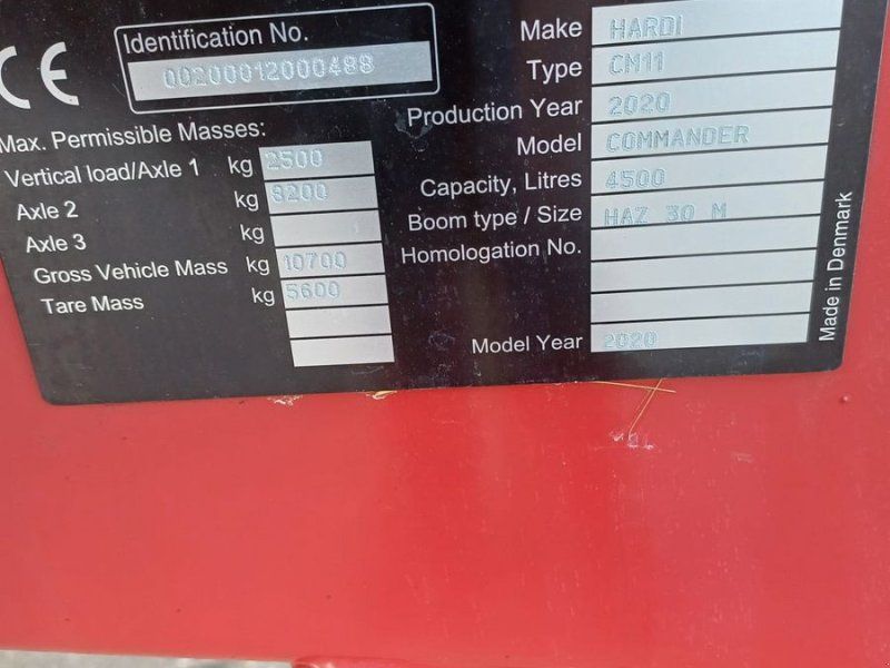 Hardi Commander Twin Air 4500