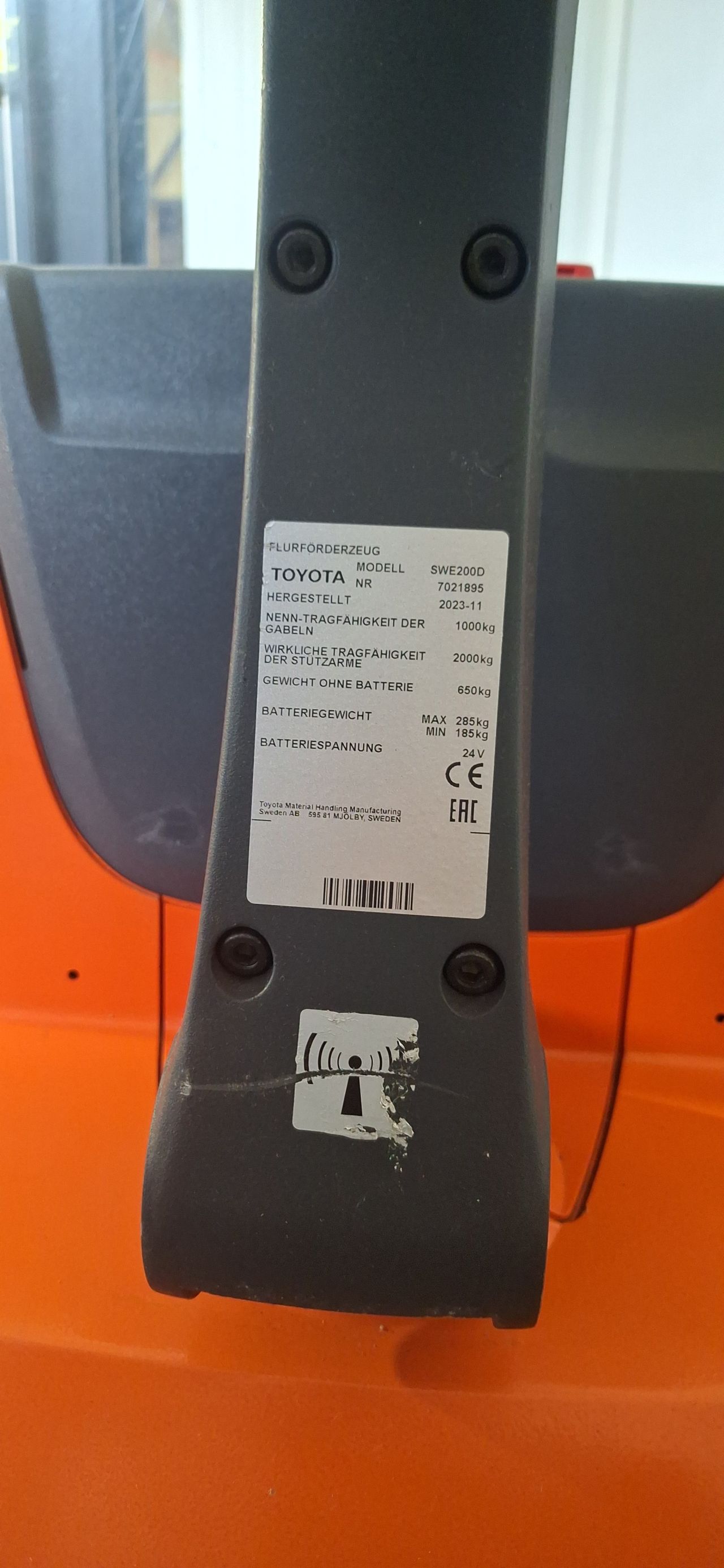 Toyota SWE 200d stapelaar