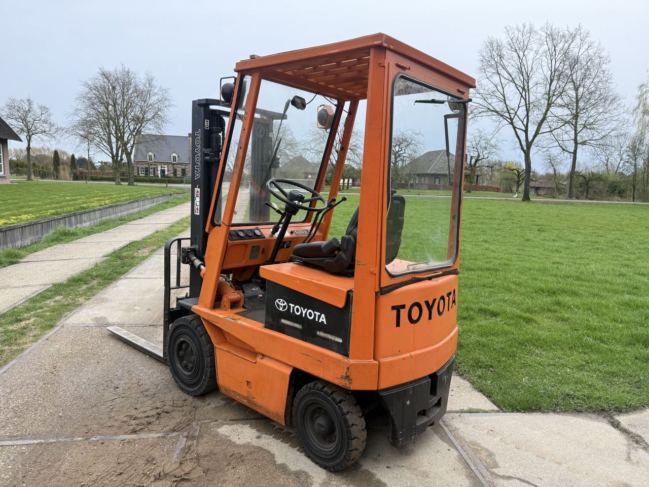 Toyota 1500KG elektrische heftruck met nette 48V accu