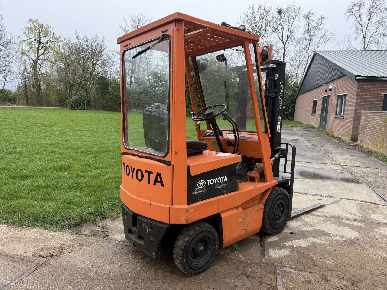 Toyota 1500KG elektrische heftruck met nette 48V accu