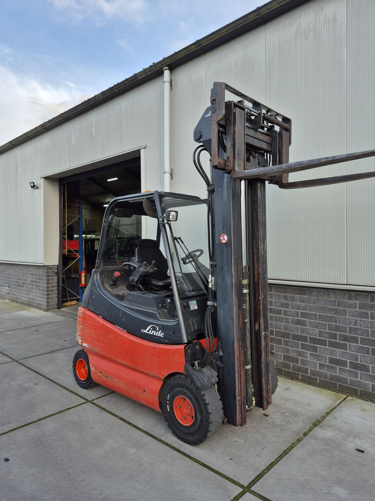 Linde E25-03/600 triplex sideshift vorkversteller 6.560 mm