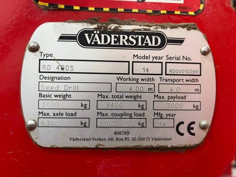 Väderstad Rapid 400 S
