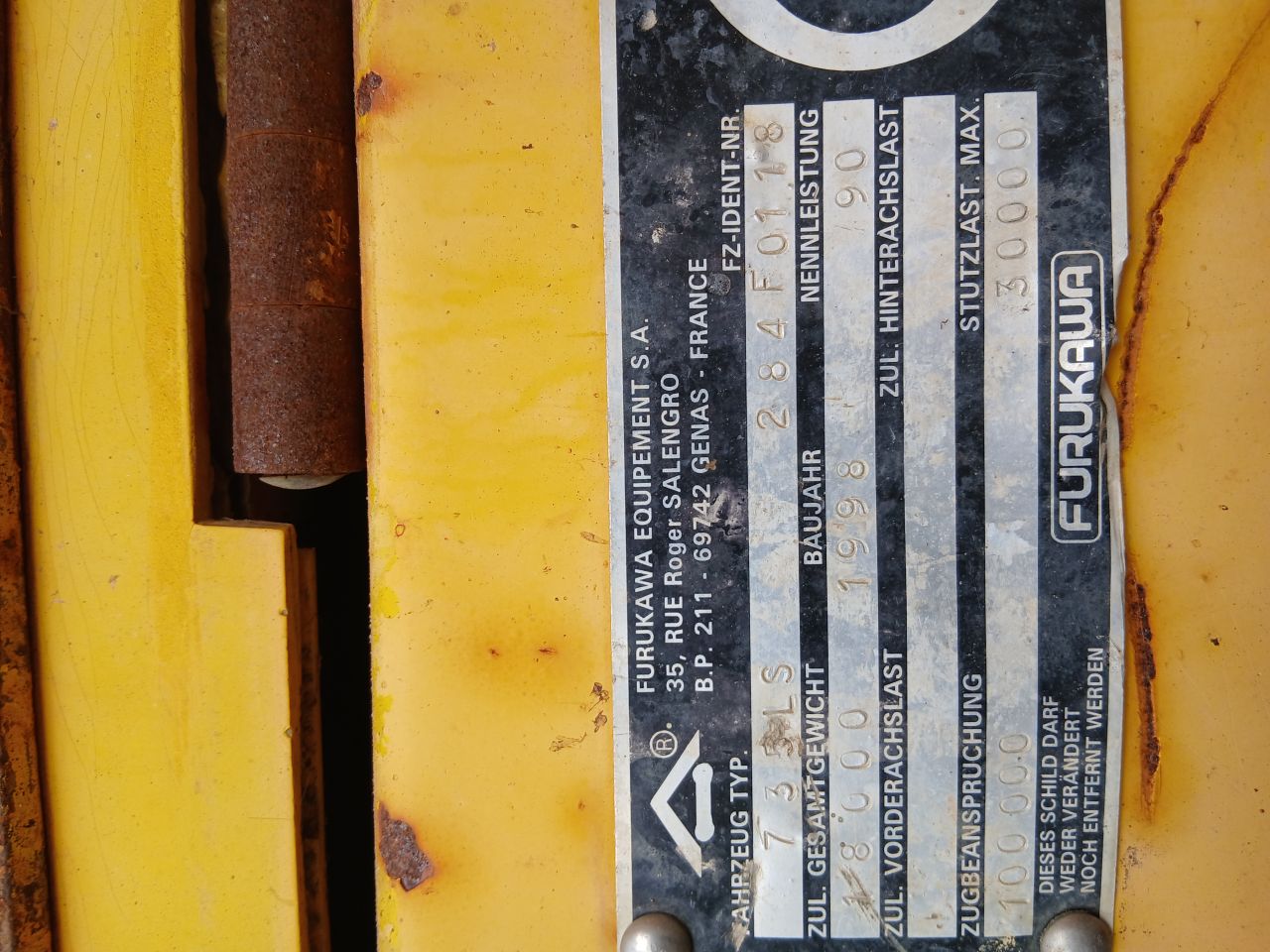 Furukawa 735 LS rupskraan