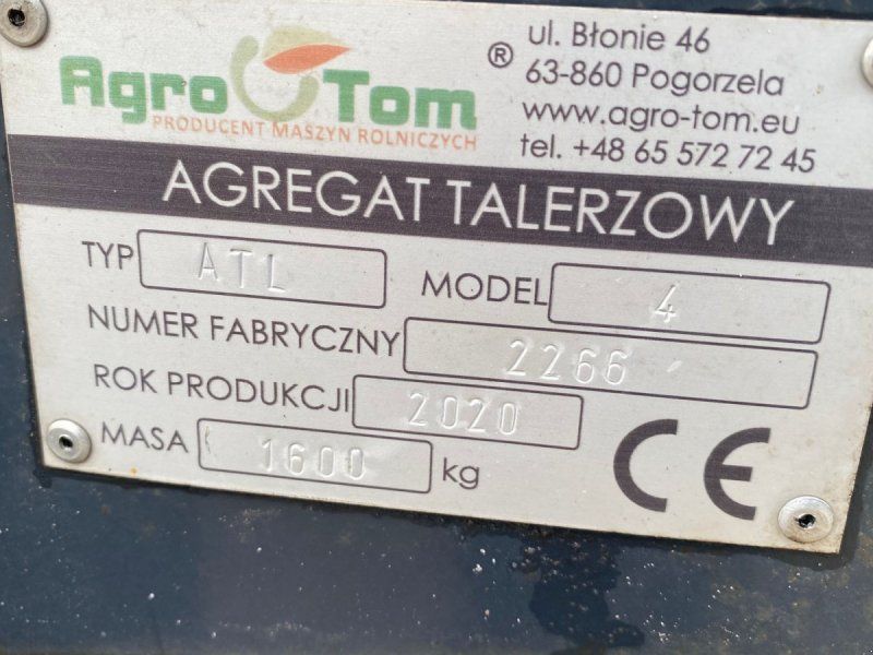Agro Tom Disk harve 6mtr.