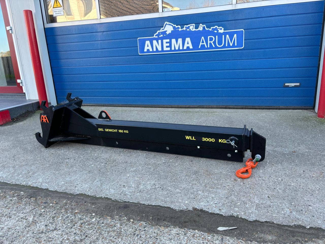 Hijsarm uitschuifbaar CW10 2/3.5mtr