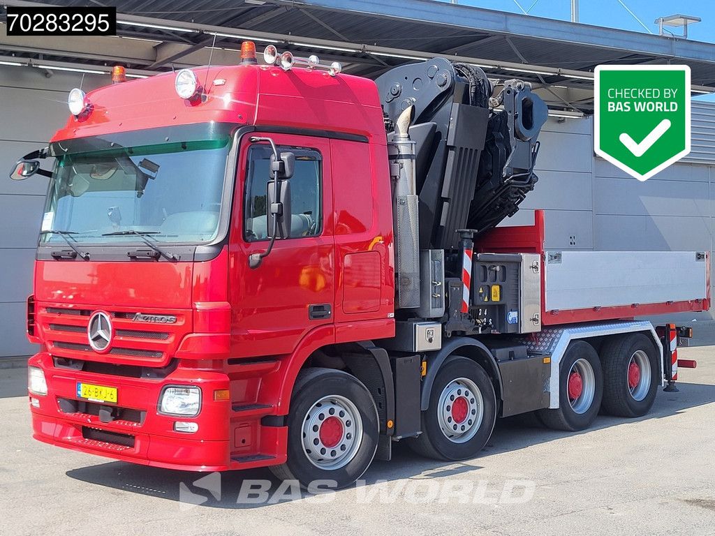 Mercedes 850 Actros 2648 8X4 NL-Truck Effer 850/9S Kran Crane Fifth wheel Big-Axle Automatic Euro 5
