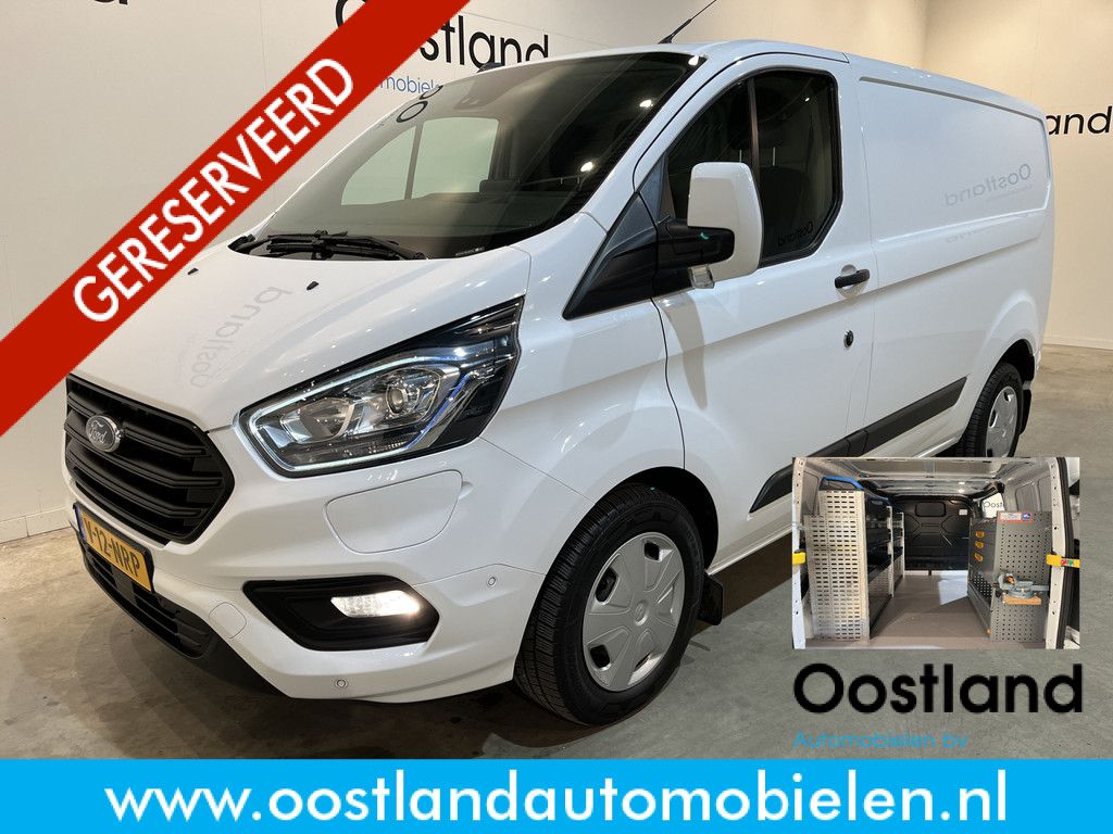 Ford Transit Custom 340 1.0 EcoBoost L1H1 PHEV Trend Automaat / Servicebus / Sortimo Inrichting / Euro 6 / Airco / Camera / CarPlay / Cruise Control / 3-Zits / 54.700 KM !!