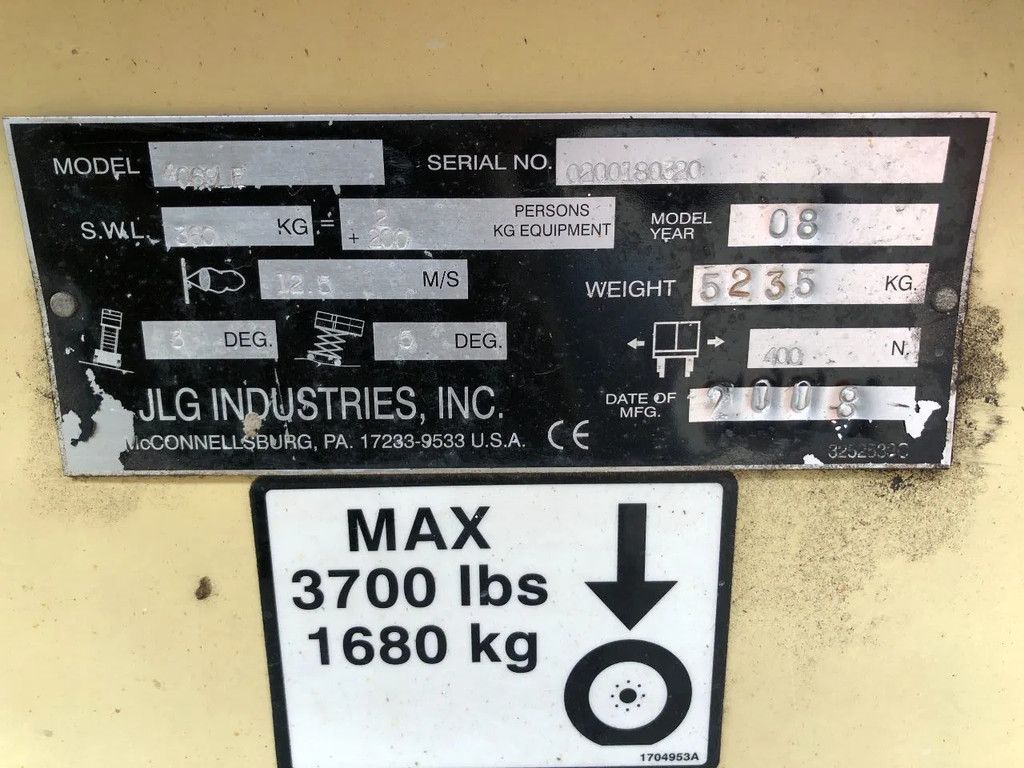 JLG 4069LE Hoogwerker Schaarhoogwerker