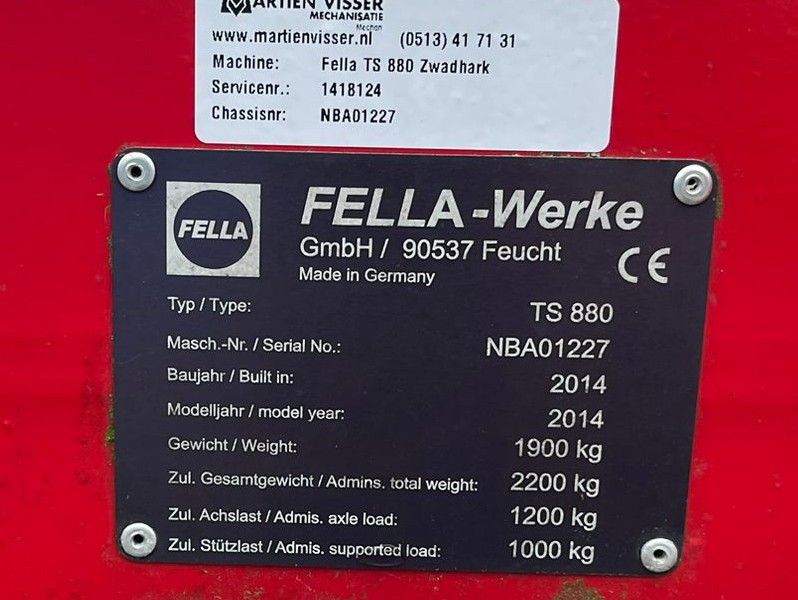 Fella TS 880 zwadhark