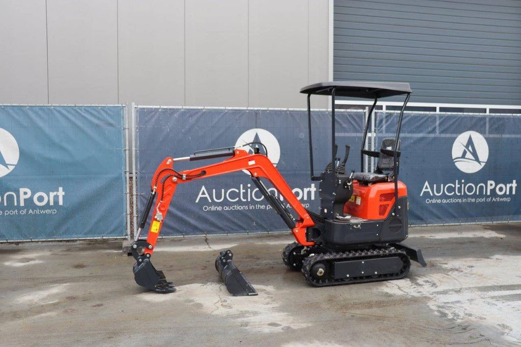 Minibagger E10 mit Schwenkausleger, Dieselmotor, 10 PS, Baujahr 2024, Neu