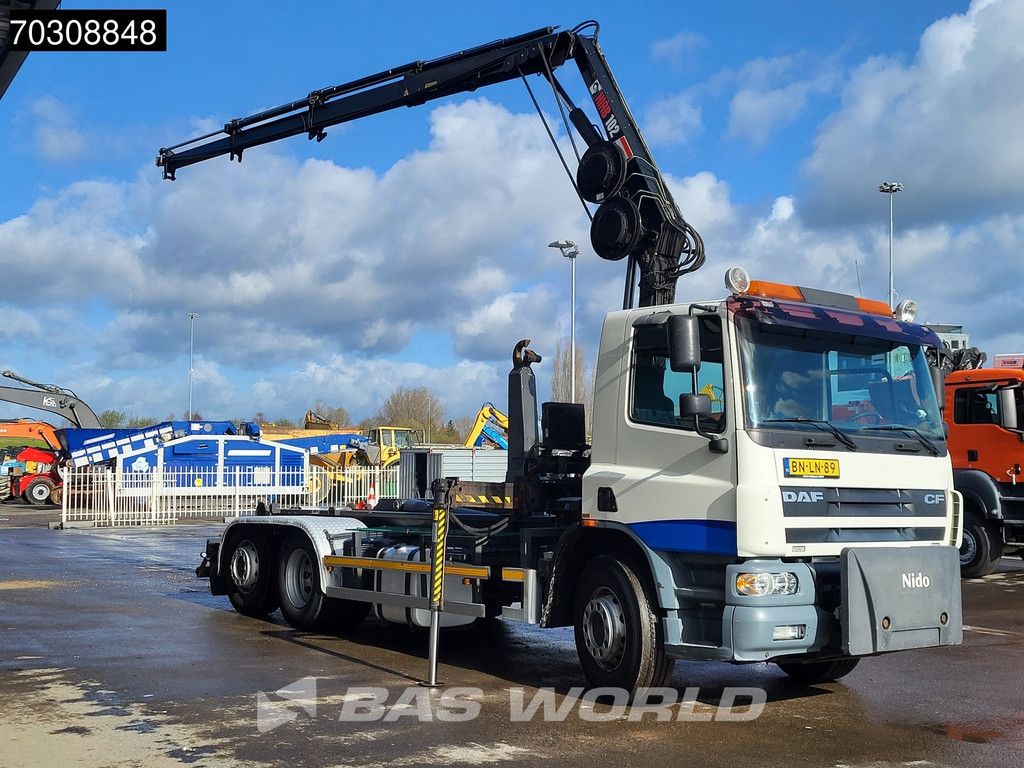 DAF CF CF75.310 6X2 Hiab Crane Remote Hook Manual Gearbox