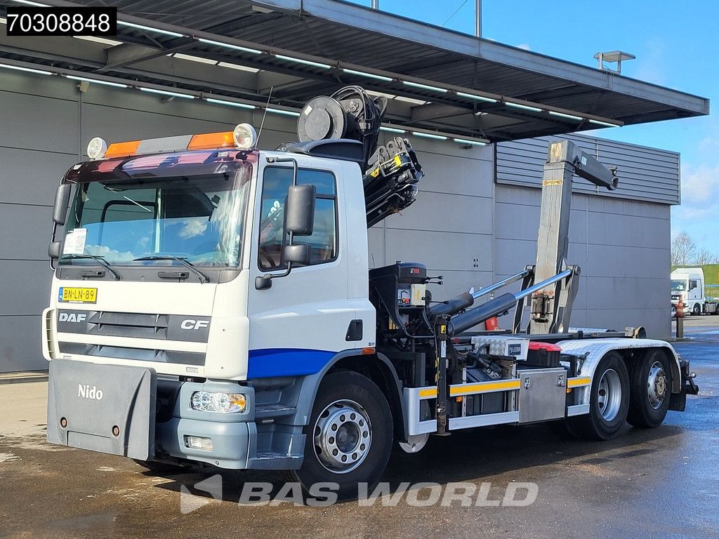 DAF CF CF75.310 6X2 Hiab Crane Remote Hook Manual Gearbox