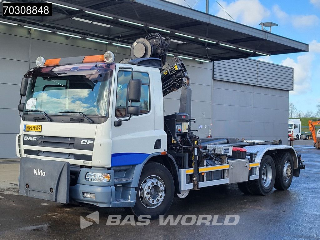 DAF CF CF75.310 6X2 Hiab Crane Remote Hook Manual Gearbox