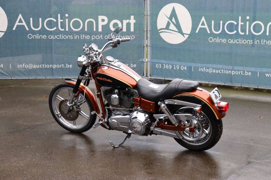 Motorcycle Harley Davidson Heritage Dyna Super Glide CVO Petrol 2008